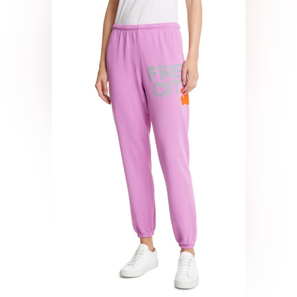 FREECITY Women's Lavender Sweatpants